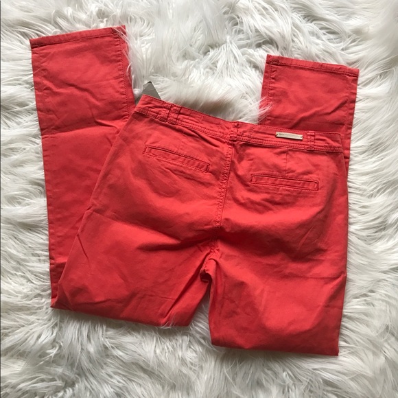 Pilcro and the Letterpress Coral Straight Pant - Picture 5 of 8